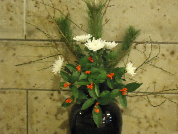 お正月の花